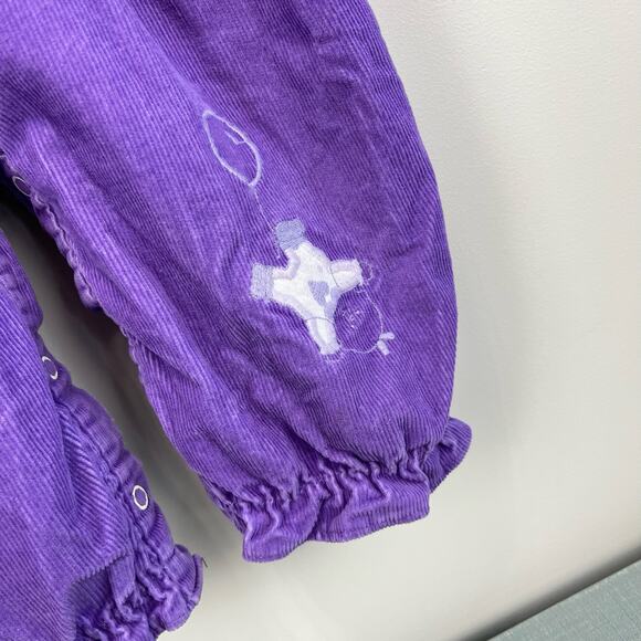 Vintage Healthtex Balloon Baby Purple Overalls 18 Months USA - Picture 3 of 6